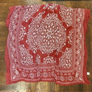 Women’s Patterned Orange Cover Up